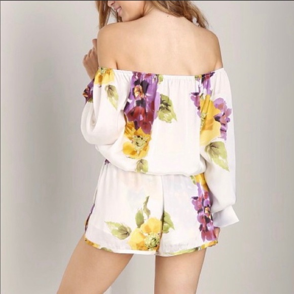 Show me your mumu rane romper ~ floating flora - Picture 5 of 6